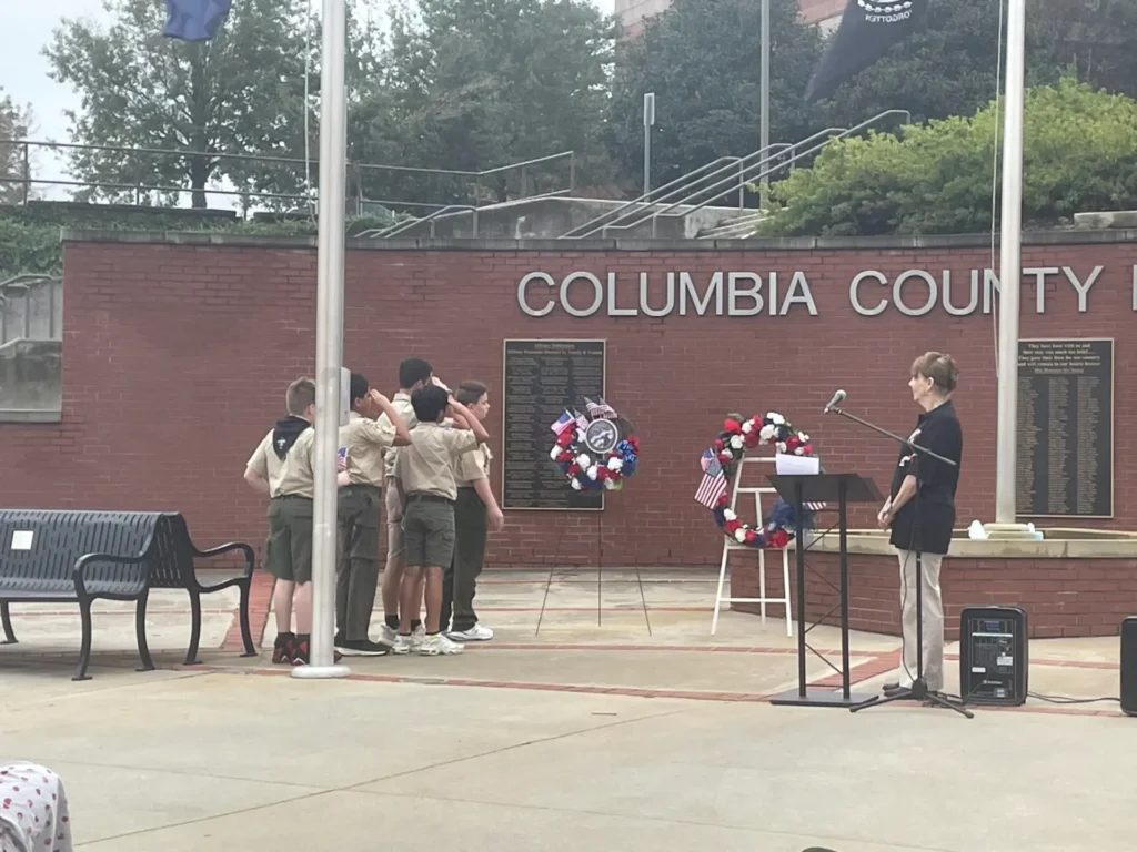 Service members honored for Veterans Day at Memorial Gardens Park